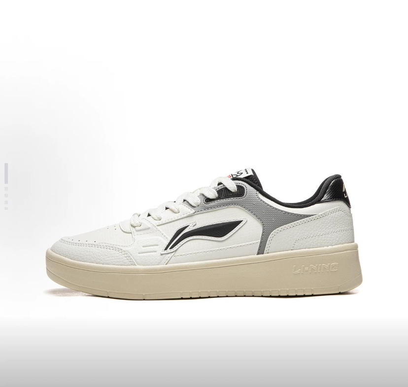 XXM  李宁元宝V4休闲时尚百搭舒适厚底小白鞋减震低帮板鞋男款