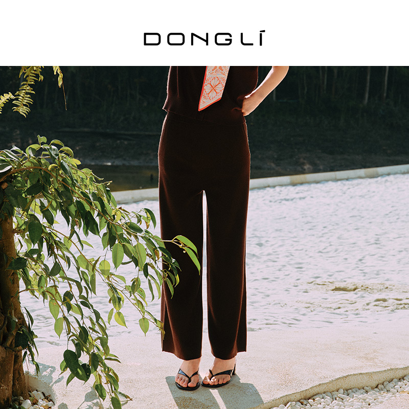 东黎 • 万物复苏 卓然 女士春夏直筒裤子 6225