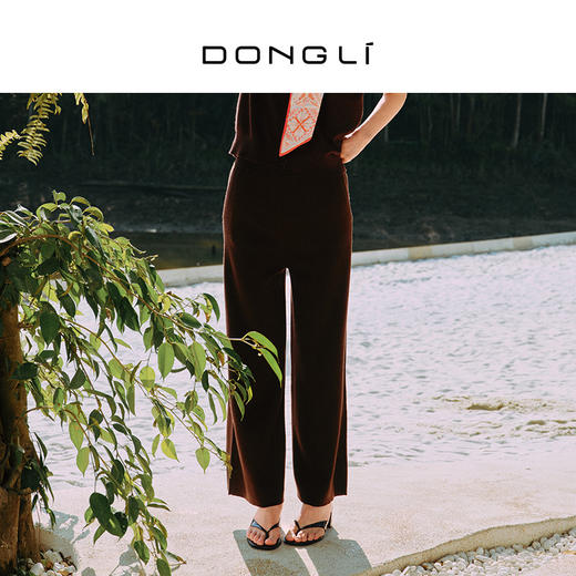 东黎 • 万物复苏 卓然 女士春夏直筒裤子 6225 商品图0