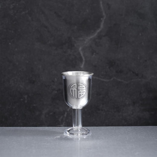 子佩集【百福一生】S999银摆件【DLJB001】酒具套装（一壶六杯）2509 商品图3