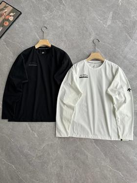 F0318107日常通勤户外徒步轻露营运动健身亲肤透气长袖T恤