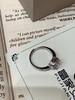 F031812没有女孩子能拒绝闪闪发亮莫桑钻小方糖戒指 商品缩略图5