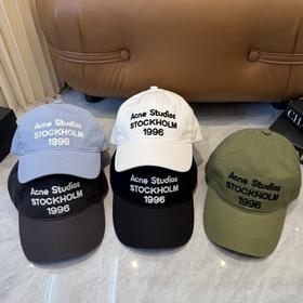 笑脸多色刺绣字母标识棒球帽