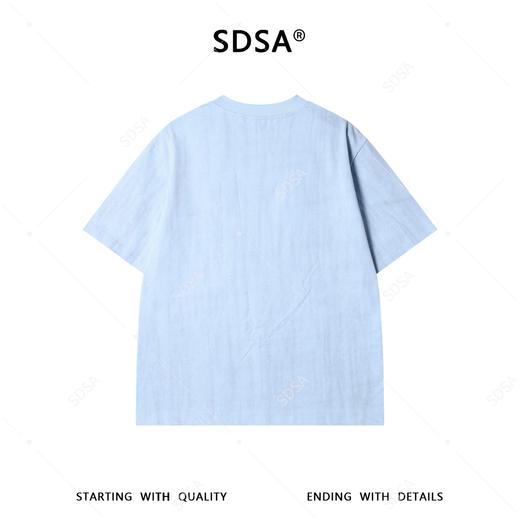 26T181SDSA男装2026新款高贵轻奢时尚流苏绣花设计圆领短袖T恤百搭休闲 商品图5