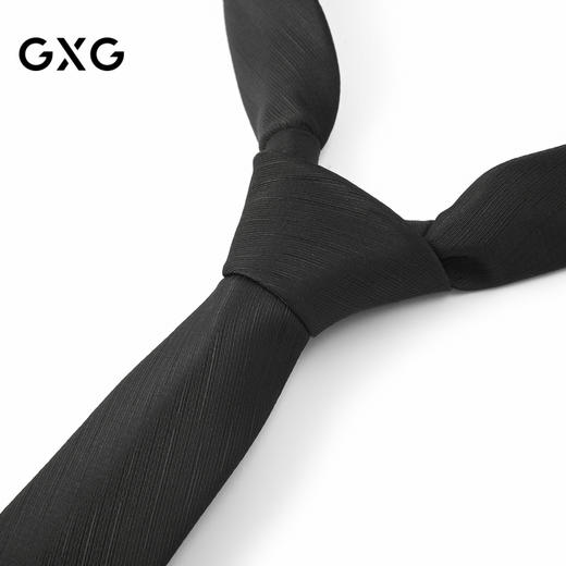 GXG领带男  正装商务手打西装衬衫黑色领带 商品图1