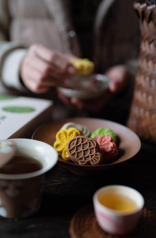 【掌柜好物】九宫格低糖绿豆糕，九个口味：（海盐芝士、玫瑰、南洋斑斓、海苔、金桂、奶黄流心、咖啡、抹茶、牛油果🥑）～ 商品图9