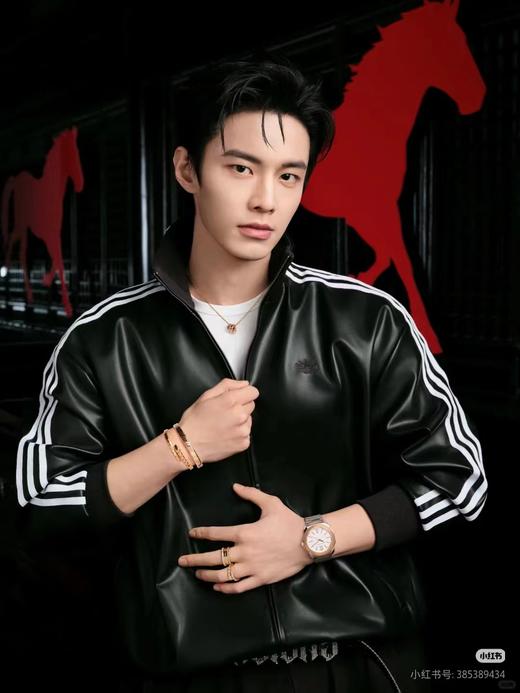 F0318109韩版仿皮立领美式复古三道杠学院风皮衣夹克外套 商品图7