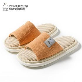 【春秋亚麻拖鞋男女居家】室内软底日式四季家用地板布拖鞋男夏