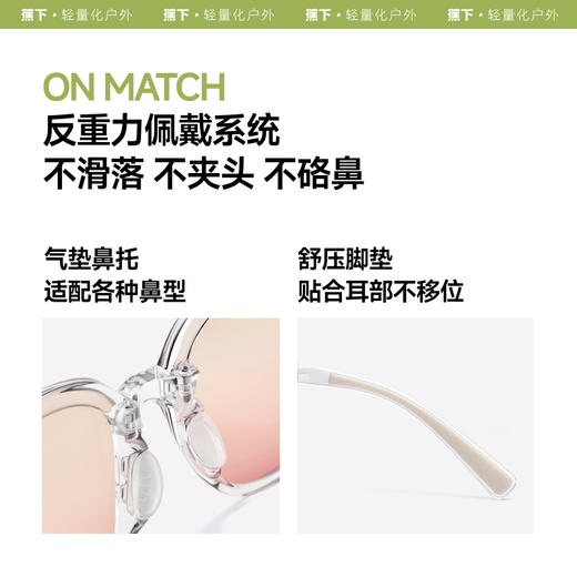 墨镜！【蕉下方圆大框折叠墨镜】25SS-蕉下方圆大框折叠墨镜FD421       0320 商品图3