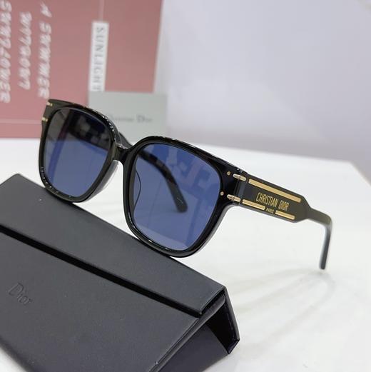 迪奥 Signature S7F  字母镜腿 CD 不规则板材方形时尚太阳镜 商品图12