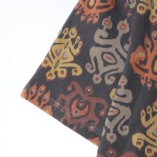 26T184SDSA男装2026新款高贵轻奢时尚撞色几何图腾满印圆领短袖T恤百搭 商品图4