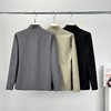 F031878新款半拉链四面高弹高品质多层次叠穿健身运动打底衫 商品缩略图1