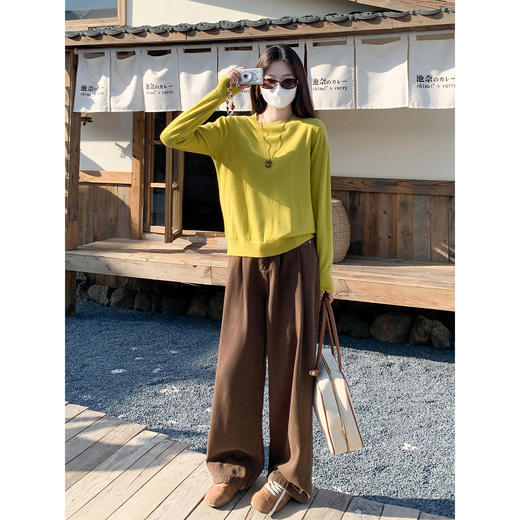 <曾小咸推荐>3.20现货秒杀 ！微信超特价！韩系3色长袖打底衫 日常119.99 立减60 秒杀59.99！！ 商品图4