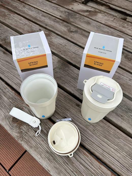 F031815小蓝瓶水杯便携户外女密封陶瓷内胆保温咖啡杯 商品图6