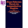 【中商原版】【德文版】哈贝马斯 交往行为理论 Theorie des kommunikativen Handelns 2 Teile 德文原版 Jurgen Habermas 商品缩略图0