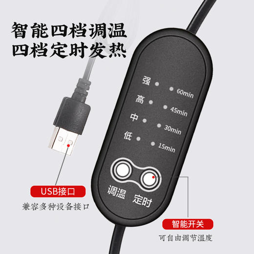 【热敷颈椎❗天鹅绒面料】南京同仁堂电加热艾草枕家用热敷护颈枕艾灸颈椎枕骨头枕。xa 商品图2