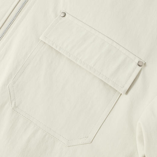 GXG男装【多口袋】26春季时尚潮流翻领撞色工装休闲男式夹克K&C 商品图8