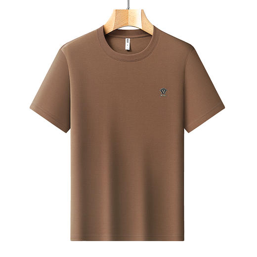 【DX】大依优型大码男装夏季圆领短袖T恤休闲百搭打底衫棉质短袖300斤 商品图8