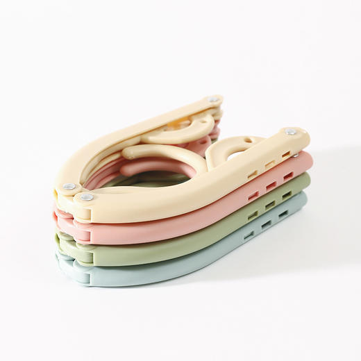 【铝合金不生锈❗承重力大】旅行折叠衣架出差酒店旅游出行多用途小巧晾晒衣架便携带袜子夹子。xa 商品图4