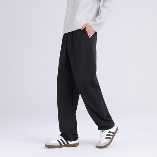 GXG男装26夏季潮流时尚弹力松紧腰宽松直筒舒适透气男式休闲裤K&C 商品图5