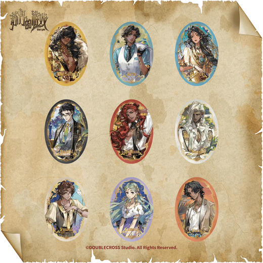 《苏丹的游戏》第六弹椭圆徽章（9入） 商品图0