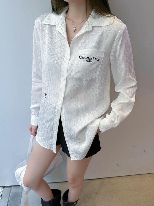 女款刺绣提花长袖衬衫ba010 商品图3