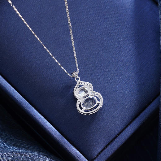 子佩集【紫气福来】S925银套链【YL-7561】时尚锆石葫芦项链2509 商品图5