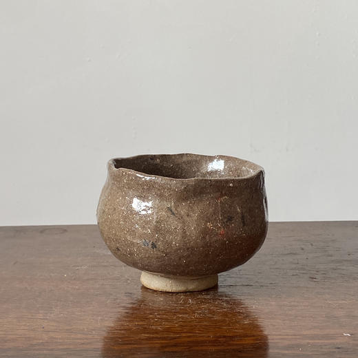 日本中古粗陶手作器皿 带签章 X1510 商品图0