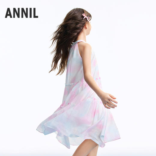 女童无袖连衣裙夏季新款安奈儿童装EG623551 商品图1