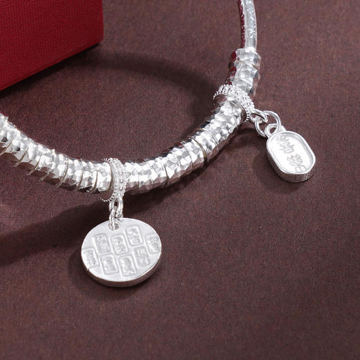 子佩集S999银【招财如意】手镯【TC0501605】纯银蝴蝶结如意吉祥招财纳福2509 商品图5