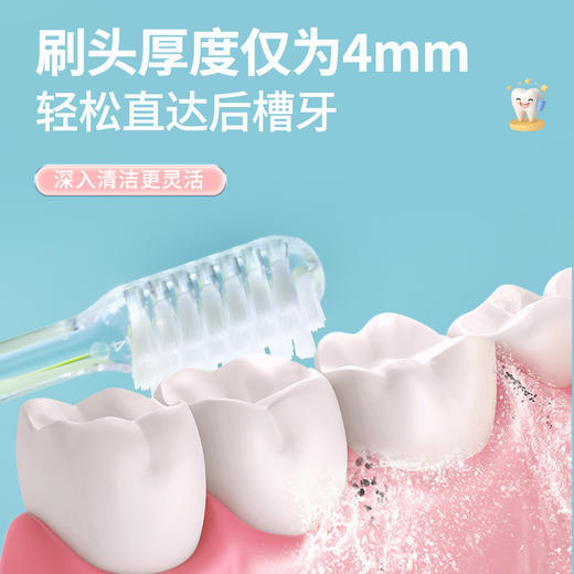 Yucca分阶透明手动牙刷适合2-6和5-12岁儿童 商品图2