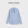 ROMI STUDIO“松弛随性”棉质舒适自在宽松不对称领衬衫 RWCAS65985 商品缩略图1