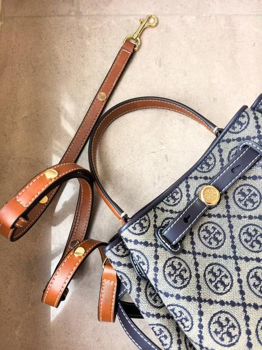Toryburch全新抽绳购物托特ROMY手提斜挎水桶包（CB） 商品图5