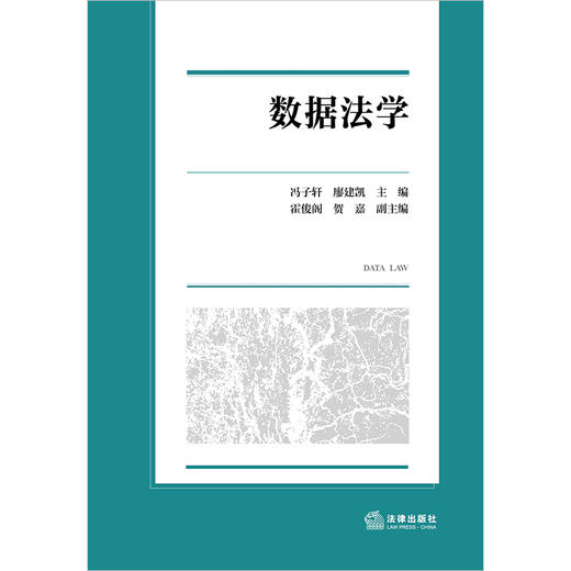 数据法学 冯子轩 廖建凯主编 霍俊阁 贺嘉副主编 法律出版社 商品图1