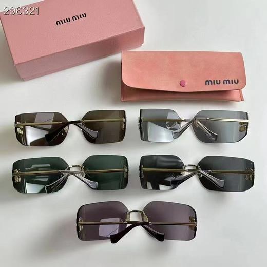 缪缪 不规则形 太阳眼镜 商品图8