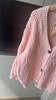 F031889早春氛围感穿搭温柔软糯粉色麻花纹针织开衫 商品缩略图3