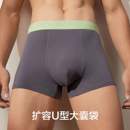【有棵树 】 纯棉抗菌男士平角内裤YSAU1168 商品图1