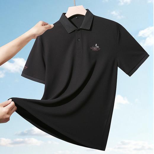 【DK】大依优型大码男装夏季polo领短袖T恤速干透气商务百搭短袖上衣 商品图4