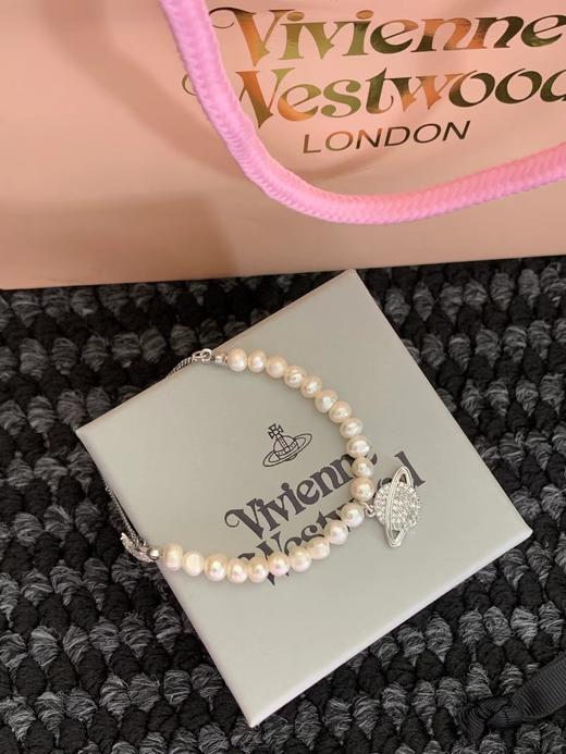 F031811珍珠上手真的绝绝子~富贵千金感满钻星球珍珠星星手链 商品图9