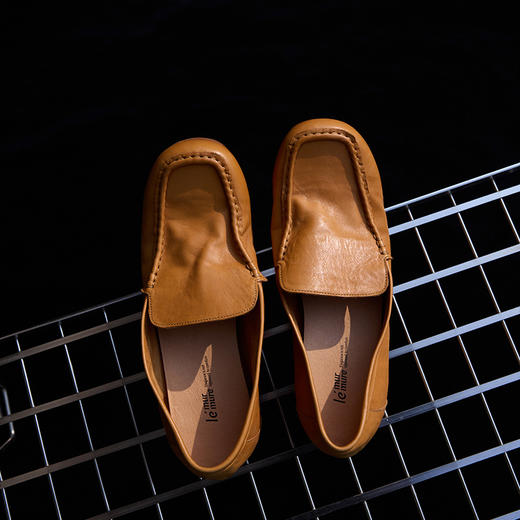 Le' Murmure 意大利水洗马皮经典“一脚蹬”便士鞋懒人乐福鞋 商品图1