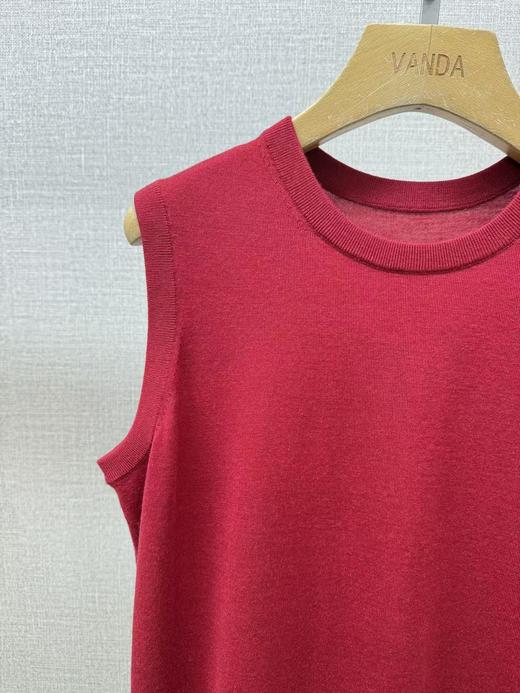 圆领羊毛背心 商品图8