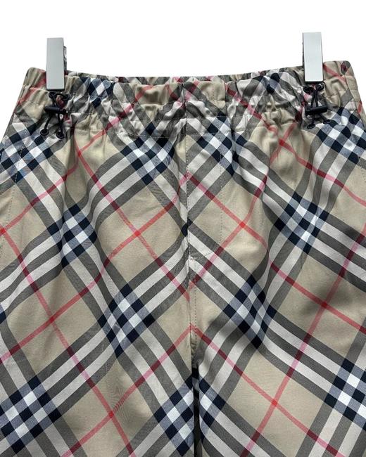 男款格纹刺绣短裤zh007 商品图2