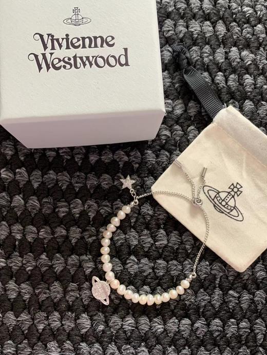 F031811珍珠上手真的绝绝子~富贵千金感满钻星球珍珠星星手链 商品图7