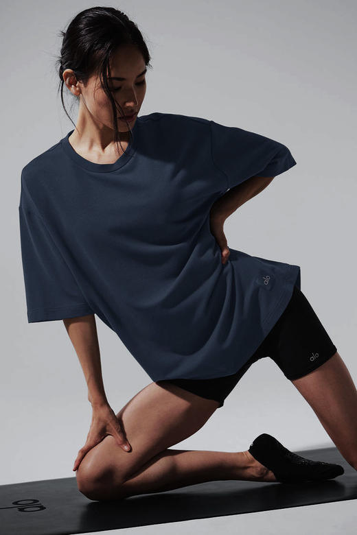 AL0 男女同款宽松运动短袖T恤  TX603 商品图3