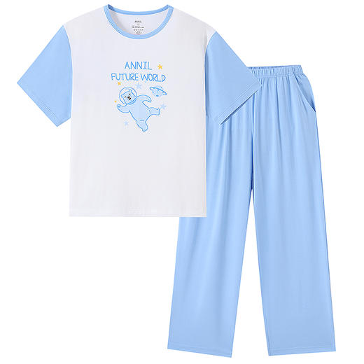 男女童家居服套装夏季新款安奈儿童装JM621786 商品图5