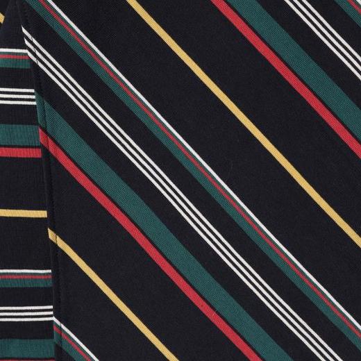 26T186SDSA男装2026新款高贵轻奢复古撞色斜纹短袖T恤拼接领口百搭时尚 商品图2