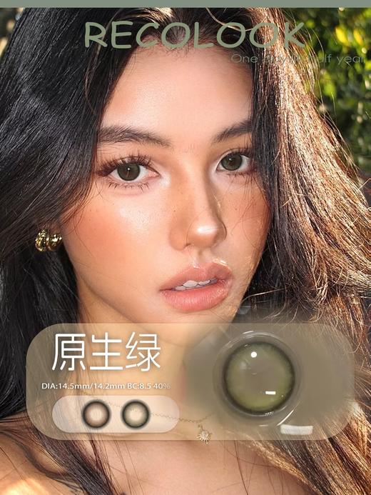 美轮美奂 原生棕/绿 日抛10片装 14.2 好看好看recolook 商品图6