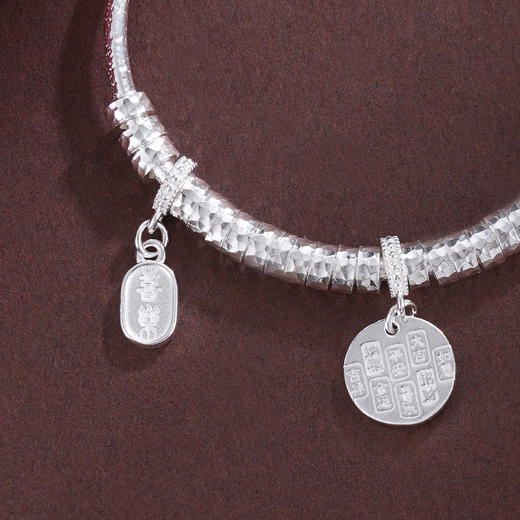 子佩集S999银【招财如意】手镯【TC0501605】纯银蝴蝶结如意吉祥招财纳福2509 商品图3