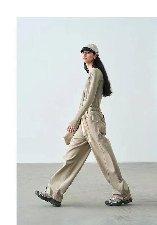 【3月27日 周末秒杀 直接调价下单即可】出黑色啦 春夏都可以穿的 天丝棉混纺 弯刀裤 邂逅 松弛感穿搭 再一款 藏肉 弯刀裤 商品图8