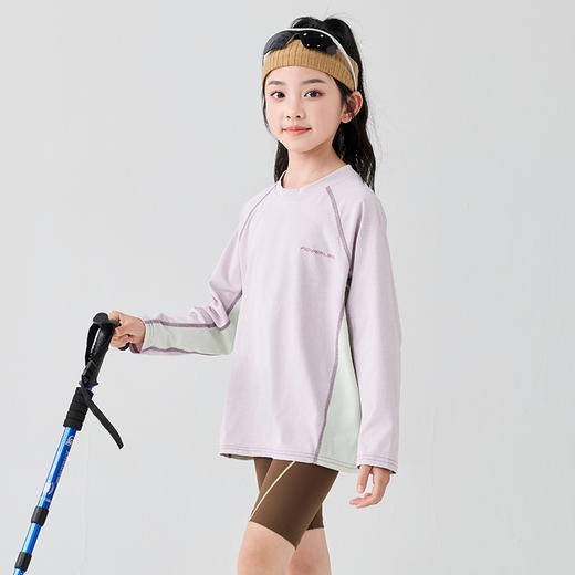 【爆款预售7天内发货】【新品钜惠】【宣纸速干，防晒UPF50+】【两件起拍，一件不发货】春夏季新款儿童宣纸衣长袖T中大童防晒吸湿排汗运动上衣 商品图6